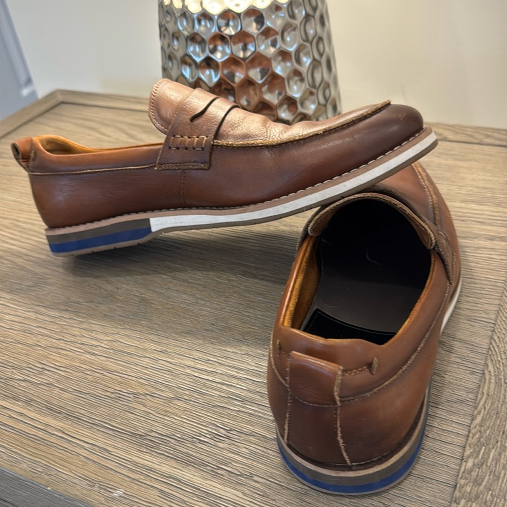 Zanzara Tazz Penny Loafer, cognac size 10.5